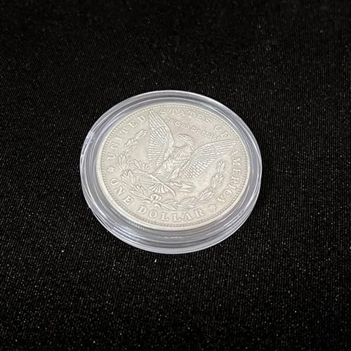ZQION Expanded Shell Cupronickel Morgan Dollar (Head/Tail) Magic Tricks Coin Appear Vanish Magic Accessories Close Up Street Illusions Gimmicks Magic Props Magic Set (Tail) von ZQION