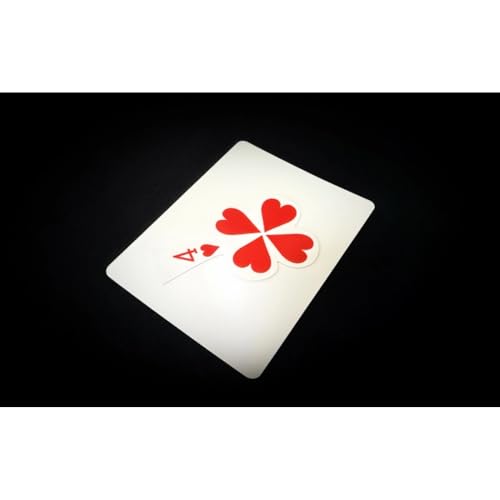 ZQION Glücksklee Herzen Pokerkarte Zaubertricks Gimmicks Schöne visuelle Illusion von Liebe und Glück Close Up Magic Props Magier ZQION Glücksklee Herzen Pokerkarte Zaubertricks Gimmicks Schöne visuelle Illusion von Liebe und Glück Close Up Magic Props Magier von ZQION