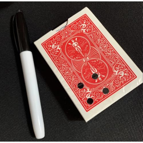 ZQION Little Holes by Roddy M Magic Tricks Visual Moving Hole Black Hole Jumping Magia Close-up Illusions Gimmicks Mentalism Prop von ZQION