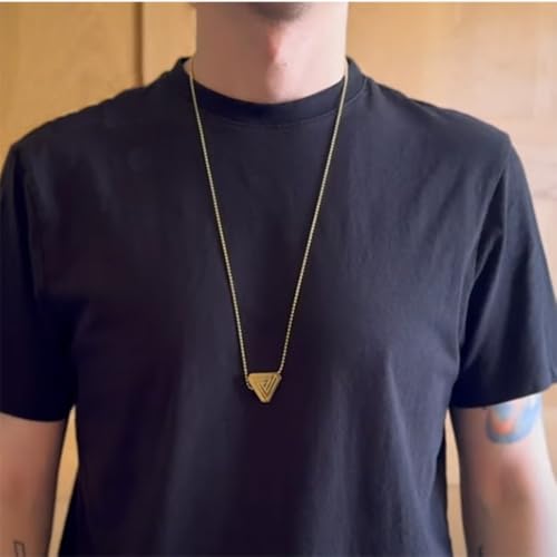 ZQION Penrose Anhänger (Gold) Nahaufnahme, Zaubertricks, klassischer gehorsamer Ball-Effekt, Gedankenkontrolle, Magia Illusionen, Gimmicks, Mentalims-Requisiten von ZQION