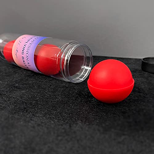 ZQION Professionelle Multiplizierbälle Magic Tricks One to Four Balls Magia Magician Stage Illusions Prop Gimmicks Mentalism (Rot) von ZQION