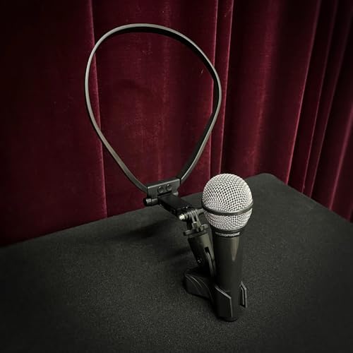ZQION Professioneller Halsmikrofonhalter - Magic Tricks Zubehör - Inklusive Halterung - Erwachsene - Uni - Klein - Schwarz ZQION Professioneller Halsmikrofonhalter - Magic Tricks Zubehör - Inklusive Halterung - Erwachsene - Uni - Klein - Schwarz von ZQION