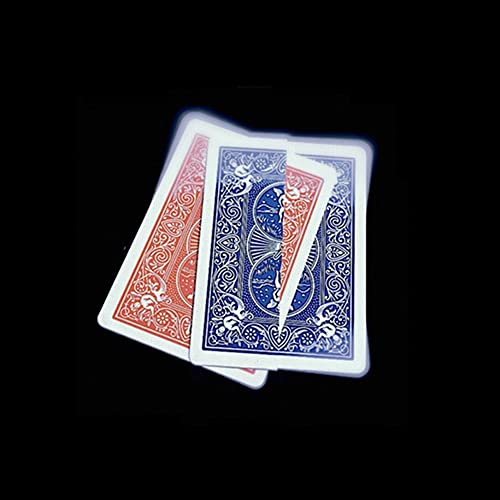 ZQION Rot-Blaue Trennung Nahaufnahme Zauberkarten Tricks Illusionen Karte Gimmick Poker Deck Magic Show Magier Requisiten von ZQION