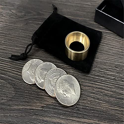 ZQION Space Box 2.0 von Oliver Magic Coin Appear/Vanish Close Up Magic Coins Gimmick Illusion Magic Mentalism von ZQION