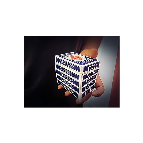 ZQION Vanishing Decks Karte, Zaubertricks, mehrere Decks verschwinden in einem Deck, Magia, Nahaufnahme, Illusionen, Gimmicks, Mentalismus-Requisiten (blaue Farbe) von ZQION