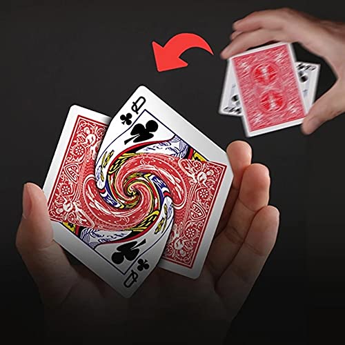 ZQION Vortex by Dan Harlan Spielkarte, magische Trickkarten, Gimmicks, Zauber-Requisiten, Illusion, einfach zu tun von ZQION