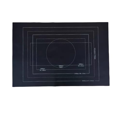 Puzzlematte, Puzzlematte, Puzzlematte, Puzzlematte, für alle Arten von Puzzles (66 x 116,8 cm, kann 1500-teiliges Puzzle aufnehmen) von ZQSFPK