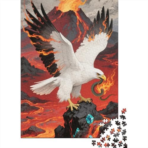 Adler 1000 Teile Puzzle Geschicklichkeitsspiel Rätsel Lernspiel Klassische Puzzlespiele Für Erwachsene Kinder Für Die Ganze Familie 1000pcs (75x50cm) von ZRHSADO
