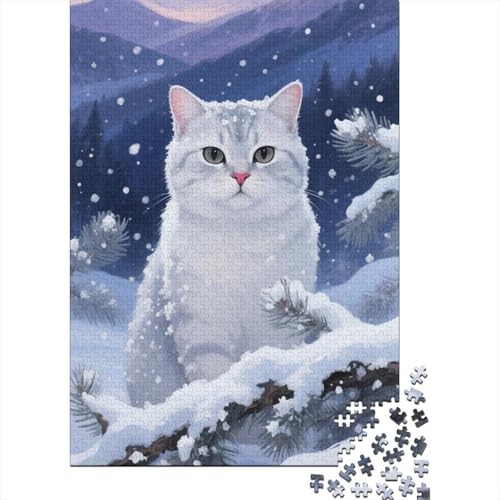 Britische Kurzhaare 1000 Teile Puzzle Farbenfrohes Legespiel Rätsel Lernspiel Klassische Puzzlespiele Puzzles Für Erwachsene Home Dekoration 1000pcs (75x50cm) von ZRHSADO