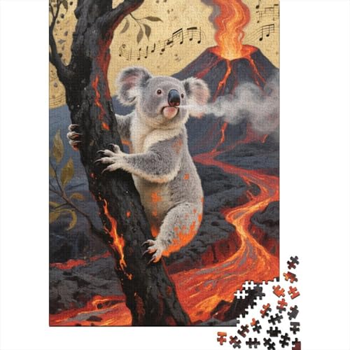Koala 1000 Teile Puzzle Geschicklichkeitsspiel Rätsel Lernspiel Klassische Puzzlespiele Puzzles Für Erwachsene Für Die Ganze Familie 1000pcs (75x50cm) von ZRHSADO