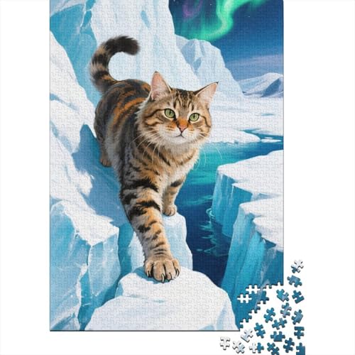 Norwegische Waldkatte 1000 Teile Puzzle Geschicklichkeitsspiel Rätsel Herausforderung Spielzeug Klassische Puzzlespiele Für Erwachsene Kinder Für Die Ganze Familie 1000pcs (75x50cm) von ZRHSADO