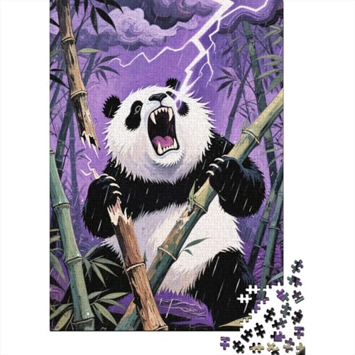 Panda 1000 Teile Puzzle Geschicklichkeitsspiel Rätsel Lernspiel Klassische Puzzlespiele Puzzles Für Erwachsene Home Dekoration 1000pcs (75x50cm) von ZRHSADO