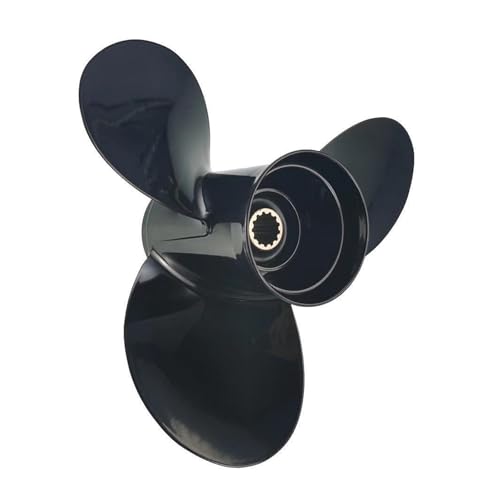 ZROEAU Propeller s Aluminiumlegierung, halbfester Strangguss, geeignet for 35–65 PS Außenbordmotor(11 3/8X14) von ZROEAU