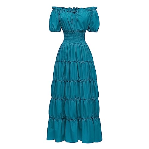 Mittelalter Kleidung Damen Lang Renaissance Kleid Kurzarm Halloween Kostüm Damen Mittelalter Kleid Korsett Schulterfrei Karneval Faschingskostüme Halloween Kostüm Frauen Mittelalterkleid Elegant Mittelalter Kleidung Damen Lang Renaissance Kleid Kurzarm Halloween Kostüm Damen Mittelalter Kleid Korsett Schulterfrei Karneval Faschingskostüme Halloween Kostüm Frauen Mittelalterkleid Elegant von ZRYAZQ