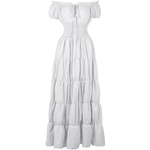 Mittelalter Kleidung Damen Lang Renaissance Kleid Kurzarm Halloween Kostüm Damen Mittelalter Kleid Korsett Schulterfrei Karneval Faschingskostüme Halloween Kostüm Frauen Mittelalterkleid Elegant Mittelalter Kleidung Damen Lang Renaissance Kleid Kurzarm Halloween Kostüm Damen Mittelalter Kleid Korsett Schulterfrei Karneval Faschingskostüme Halloween Kostüm Frauen Mittelalterkleid Elegant von ZRYAZQ