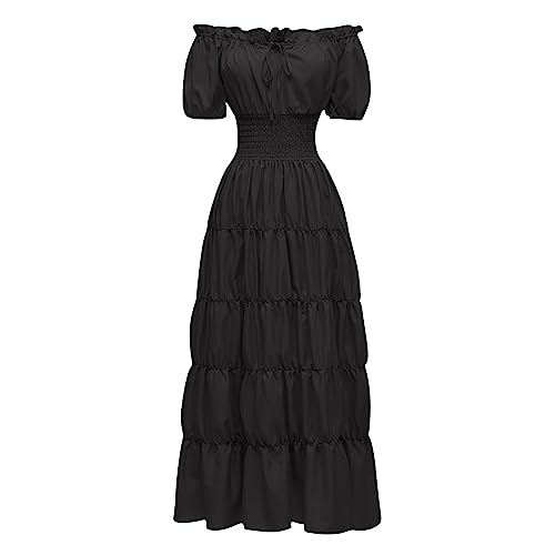 Mittelalter Kleidung Damen Lang Renaissance Kleid Kurzarm Halloween Kostüm Damen Mittelalter Kleid Korsett Schulterfrei Karneval Faschingskostüme Halloween Kostüm Frauen Mittelalterkleid Elegant Mittelalter Kleidung Damen Lang Renaissance Kleid Kurzarm Halloween Kostüm Damen Mittelalter Kleid Korsett Schulterfrei Karneval Faschingskostüme Halloween Kostüm Frauen Mittelalterkleid Elegant von ZRYAZQ