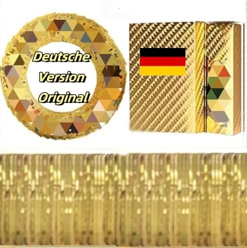 Deutsch Poke Karten Gold 55 Keine Wiederholung, Vmax Goldfolienkarten mit Deck Box, Vergoldete Schwarze Karte Einschließlich Verschiedener Seltener Folienkarten(Vstar+Vmax+V+GX) von ZSBXKAA