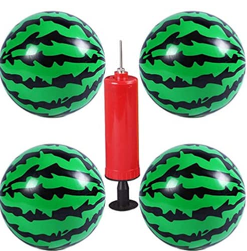 4 Stück Wassermelone Ballon + 1Stück Pumpe,Wassermelone Strandball,Aufblasbare Wassermelone Ball, geeignet für drinnen und draußen. 4 Stück Wassermelone Ballon + 1Stück Pumpe,Wassermelone Strandball,Aufblasbare Wassermelone Ball, geeignet für drinnen und draußen. von ZSLJSWDZ