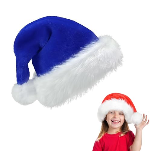 Blaue Weihnachtsmütze, 28 x 38 cm, klassische Weihnachtsmütze, Samt, Plüsch, Weihnachtsmannmütze, unisex, Weihnachtsmannmütze, Weihnachtsmütze, Weihnachtsmütze, Weihnachtsmütze, Weihnachtsmütze, Blaue Weihnachtsmütze, 28 x 38 cm, klassische Weihnachtsmütze, Samt, Plüsch, Weihnachtsmannmütze, unisex, Weihnachtsmannmütze, Weihnachtsmütze, Weihnachtsmütze, Weihnachtsmütze, Weihnachtsmütze, von ZSYIULIA