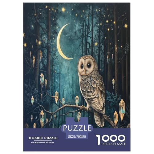 Eule Puzzle 1000-teilige Schwer Puzzle Spielzeug Lernspiel Impossible Herausforderungsspielzeug Für Erwachsene Und Kinder in Bewährter 70x50cm/1000pcs Eule Puzzle 1000-teilige Schwer Puzzle Spielzeug Lernspiel Impossible Herausforderungsspielzeug Für Erwachsene Und Kinder in Bewährter 70x50cm/1000pcs von ZTASBNT