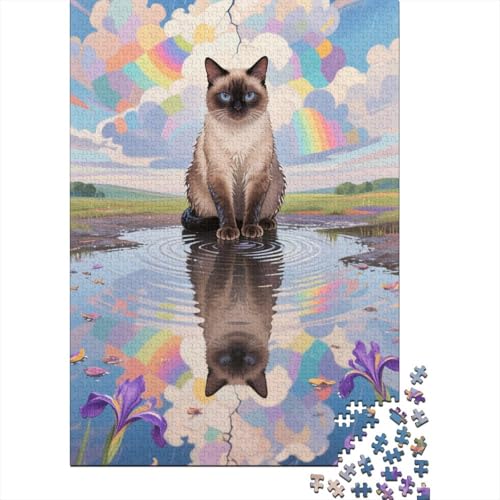 Exotic Shorthair Puzzle 1000 Teiles EIN Herausforndes R?tsel Für Erwachsene P?dagogisches Spiel Herausforderung Spielzeug Geschenke Für Frauen1000pcs (75x50cm) von ZTASBNT