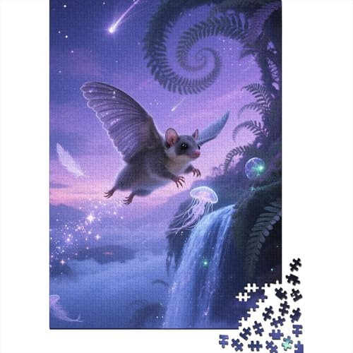 Flugschwanzel Puzzle 1000 Teiles Rderndes R?tsel Für Erwachsene P?dagogisches Spiel Herausforderung Spielzeug Geschenke Für M?nner1000pcs (75x50cm) von ZTASBNT