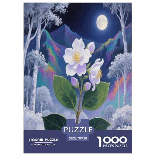 Jasmin Puzzle 1000-teilige Schwer Puzzle Spielzeug Lernspiel Impossible Herausforderungsspielzeug Für Erwachsene Und Kinder in Bewährter 70x50cm/1000pcs von ZTASBNT