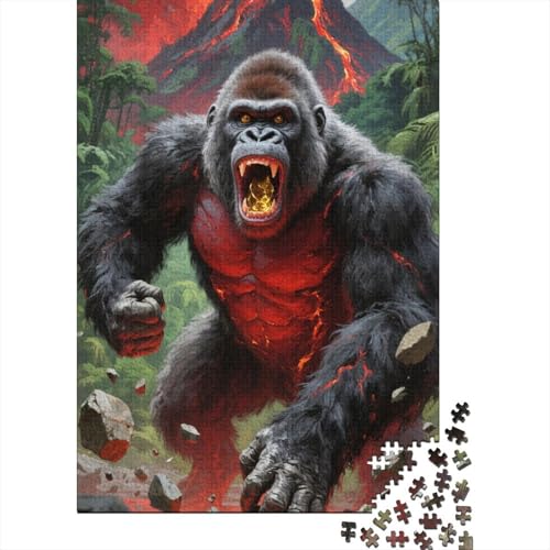 Orang-Utan Puzzle 1000 Teiles EIN Herausforndes R?tsel Für Erwachsene Kinder Lernspiel Herausforderung Spielzeug Geschenke Für M?nner1000pcs (75x50cm) von ZTASBNT