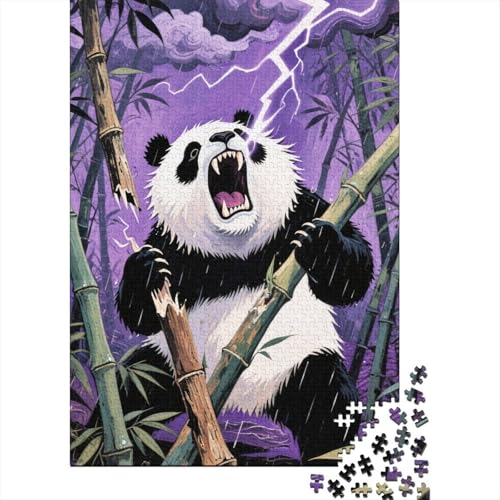 Panda Puzzle 1000 Teiles EIN Herausforndes R?tsel Für Erwachsene P?dagogisches Spiel Herausforderung Spielzeug Geschenke Für Frauen1000pcs (75x50cm) von ZTASBNT