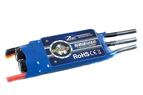 ZTW ZTW/BT050 Beatles 50 A Rotationsregler – SBEC 5,5 V 5 A Maßstabszubehör und Fahrzeugkarosserien, Mehrfarbig, One Size von ZTW