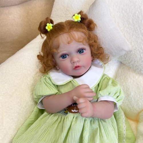 ZTZHYZR 24 Zoll/60 cm Reborn Baby Mädchen Reborn Toddler Handgefertigt Weichkörper Realistische Neugeborene Reborn Puppen Lebensecht Babypuppen wie Echt, für Kinder ab 3 Jahren ZTZHYZR 24 Zoll/60 cm Reborn Baby Mädchen Reborn Toddler Handgefertigt Weichkörper Realistische Neugeborene Reborn Puppen Lebensecht Babypuppen wie Echt, für Kinder ab 3 Jahren von ZTZHYZR