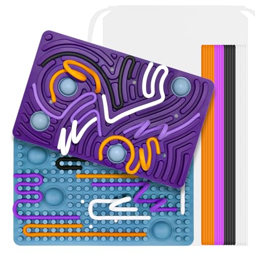 Sensorik Activity Board, Doppelseitiges Aktivitätsbrett, Sensorisches Aktivitätstafel für Kinder 3+ & Erwachsene zur Beruhigung, Angstzuständen, ADHD und Autismus, zum Reisetasche & 20 Schnüren Sensorik Activity Board, Doppelseitiges Aktivitätsbrett, Sensorisches Aktivitätstafel für Kinder 3+ & Erwachsene zur Beruhigung, Angstzuständen, ADHD und Autismus, zum Reisetasche & 20 Schnüren von ZUGHXMS