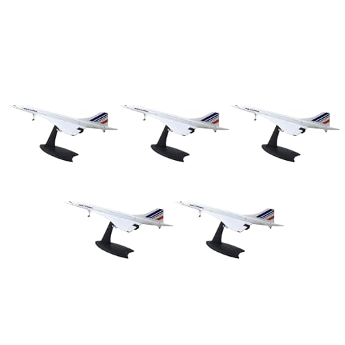 ZUHEGELA 5X 1/200 Concorde ÜBerschall Passagier Flugzeug Air France Atemweg Modell für Display Sammlung von ZUHEGELA