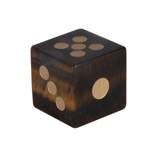 Natürlicher Kristall, mehrseitig, Rollenspiel, Tischspiel, Würfel, sechsseitig, runde Ecken, Mahjong-Zubehör, natürliches Kristall, Geschenk Natürlicher Kristall, mehrseitig, Rollenspiel, Tischspiel, Würfel, sechsseitig, runde Ecken, Mahjong-Zubehör, natürliches Kristall, Geschenk von ZUJIABAO