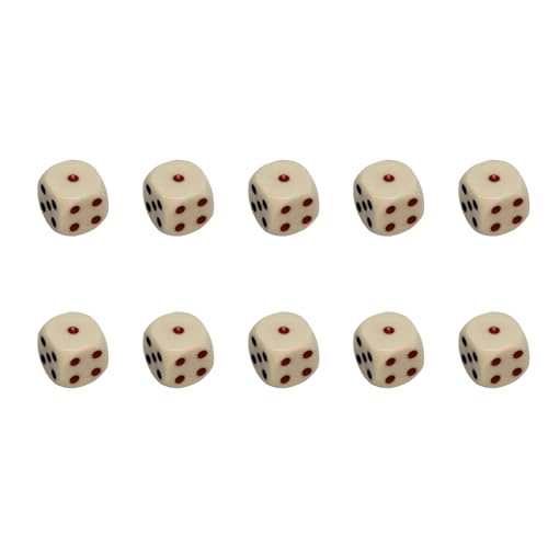 Sechsseitige Würfel mit runden Ecken, Rollenspiel, Mathematikzählen, Lehrwerkzeug für Brettspiele, KTV-Party, sechsseitiges Set, runde Ecken, 10 Stück Sechsseitige Würfel mit runden Ecken, Rollenspiel, Mathematikzählen, Lehrwerkzeug für Brettspiele, KTV-Party, sechsseitiges Set, runde Ecken, 10 Stück von ZUJIABAO