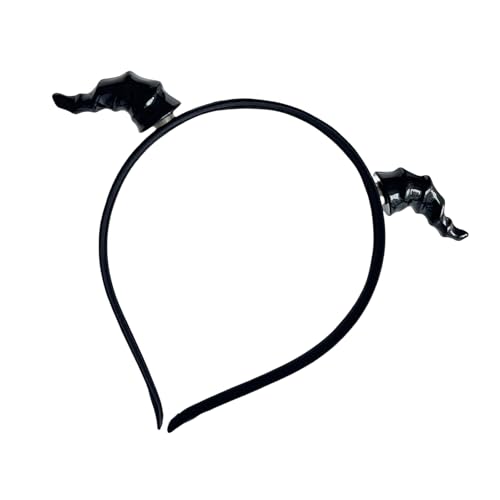 ZUJIABAO Bequemer Teufelshorn-Haarreif für Cosplay, Mottopartys, Halloween-Kostüm, Haarband für Kinder, Erwachsene, Festival-Zubehör, Halloween-Kopfschmuck ZUJIABAO Bequemer Teufelshorn-Haarreif für Cosplay, Mottopartys, Halloween-Kostüm, Haarband für Kinder, Erwachsene, Festival-Zubehör, Halloween-Kopfschmuck von ZUJIABAO