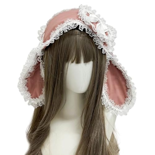 ZUJIABAO Entzückende Stirnbänder, Cartoon-Kaninchen, Haarreif, auffälliger Kopfschmuck für Halloween, Cosplay, Rollenspiele, Ohrhaarband für Frauen von ZUJIABAO