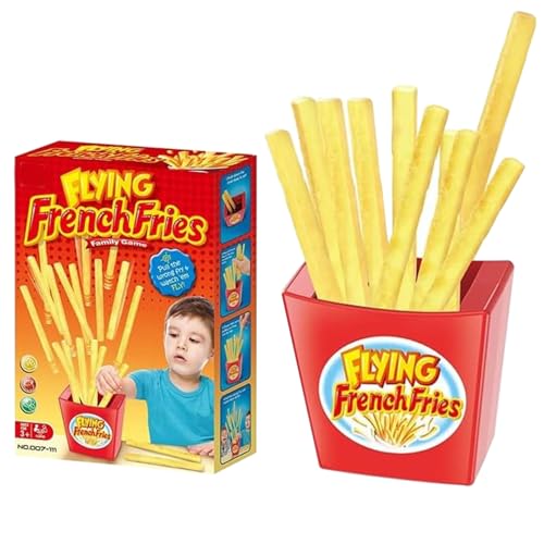 ZUNIPLEX Flying French Fries - Pommes Spielzeug,Pommes Eltern-Kind-Spielzeug -Lustiges Brettspiel -aufprallendes Chipspielspielzeug,House Party Brettspiel von ZUNIPLEX