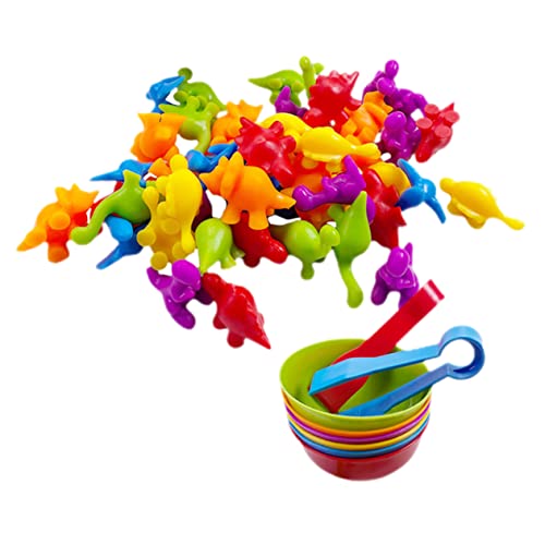 ZUNOXAZ 1 Satz Dinosaurier Sortierspielzeug Set für Kleinkinder Jahre Lernspielzeug Zählen und Sozialer Interaktion aus Sicherem Material Fördert die Zufällige Farbe ZUNOXAZ 1 Satz Dinosaurier Sortierspielzeug Set für Kleinkinder Jahre Lernspielzeug Zählen und Sozialer Interaktion aus Sicherem Material Fördert die Zufällige Farbe von ZUNOXAZ