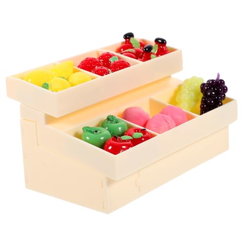 ZUNOXAZ 1 Satz Doll House Stand Modell mit Früchten Lifelike Miniaturmöbel für Kreative Bastelprojekte für Puppenhäuser und Schreibtischornament ZUNOXAZ 1 Satz Doll House Stand Modell mit Früchten Lifelike Miniaturmöbel für Kreative Bastelprojekte für Puppenhäuser und Schreibtischornament von ZUNOXAZ