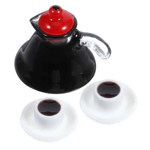 ZUNOXAZ 1 Satz Dollhouse Teilig Mini Kaffeekanne und Tasse Puppenhaus Zubehör für Realistische Küchendekoration für Kreative Miniaturwelten ZUNOXAZ 1 Satz Dollhouse Teilig Mini Kaffeekanne und Tasse Puppenhaus Zubehör für Realistische Küchendekoration für Kreative Miniaturwelten von ZUNOXAZ