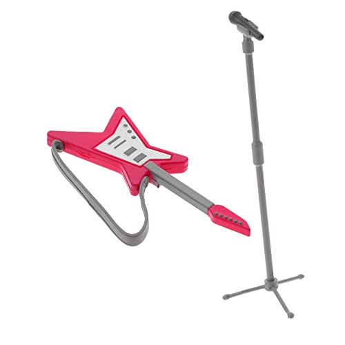 ZUNOXAZ 1 Satz Elektrische Gitarre Mikrofon für Puppenhaus Dekoration Realistisches Zubehör für DIY Enthusiasten Party Stuffed Stocking ZUNOXAZ 1 Satz Elektrische Gitarre Mikrofon für Puppenhaus Dekoration Realistisches Zubehör für DIY Enthusiasten Party Stuffed Stocking von ZUNOXAZ