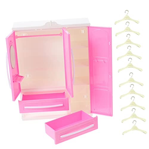 ZUNOXAZ 1 Satz Garderobe mit Puppenkleiderbügeln Hochwertiges Puppenhaus Möbel für Kreative Dekoration und DIY Projekte für Miniaturszenen und Puppenaccessoires ZUNOXAZ 1 Satz Garderobe mit Puppenkleiderbügeln Hochwertiges Puppenhaus Möbel für Kreative Dekoration und DIY Projekte für Miniaturszenen und Puppenaccessoires von ZUNOXAZ