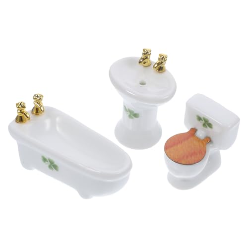 ZUNOXAZ 1 Satz Keramik Toilette für Puppenhaus Deko Accessoire für Badezimmer Realistische Details Langlebiges Material für DIY Miniaturwelten ZUNOXAZ 1 Satz Keramik Toilette für Puppenhaus Deko Accessoire für Badezimmer Realistische Details Langlebiges Material für DIY Miniaturwelten von ZUNOXAZ