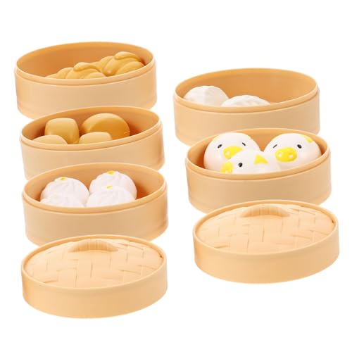 ZUNOXAZ 1 Satz Küchen für Teiliges Lebensmittel mit Dampfbrötchen und Kochutensilien Rollenspielzeug für Fantasievolles und Kreative Interaktionen Jahren ZUNOXAZ 1 Satz Küchen für Teiliges Lebensmittel mit Dampfbrötchen und Kochutensilien Rollenspielzeug für Fantasievolles und Kreative Interaktionen Jahren von ZUNOXAZ