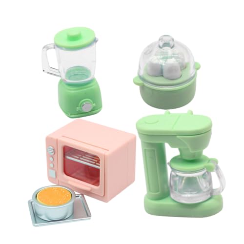 ZUNOXAZ 1 Satz Küchenmodell Puppenhaus Zubehör mit Mini Ofen Kaffeemaschine und Eierkocher Realistische Dekoration für Fotografie Teiliges ZUNOXAZ 1 Satz Küchenmodell Puppenhaus Zubehör mit Mini Ofen Kaffeemaschine und Eierkocher Realistische Dekoration für Fotografie Teiliges von ZUNOXAZ