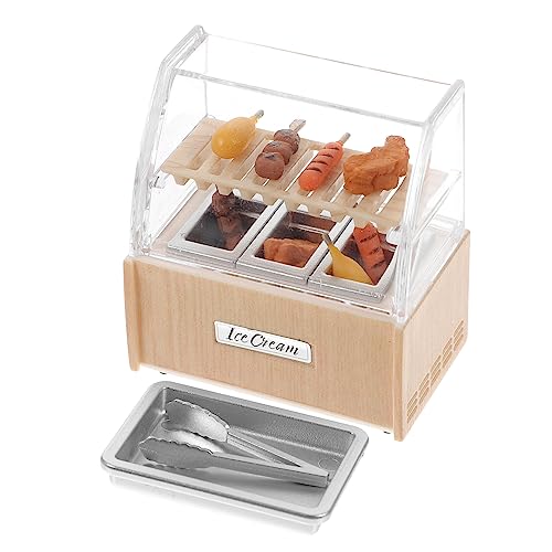 ZUNOXAZ 1 Satz Küchenschrank Modell für Puppenhaus Dekorativer Dessert Display Schrank mit Zubehör Lebensmittelechtes Material für DIY Projekte und Kreative Kinderaktivitäten ZUNOXAZ 1 Satz Küchenschrank Modell für Puppenhaus Dekorativer Dessert Display Schrank mit Zubehör Lebensmittelechtes Material für DIY Projekte und Kreative Kinderaktivitäten von ZUNOXAZ