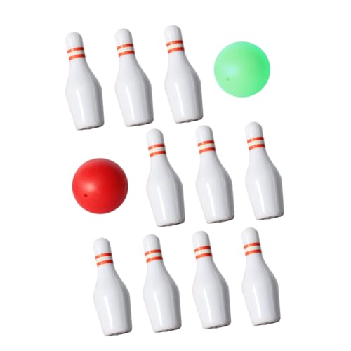 ZUNOXAZ 1 Satz Mini Bowling Set für Puppenhausdekoration Teiliges Set mit Hochrealistischer Simulation für Kreative Bastelprojekte und ZUNOXAZ 1 Satz Mini Bowling Set für Puppenhausdekoration Teiliges Set mit Hochrealistischer Simulation für Kreative Bastelprojekte und von ZUNOXAZ