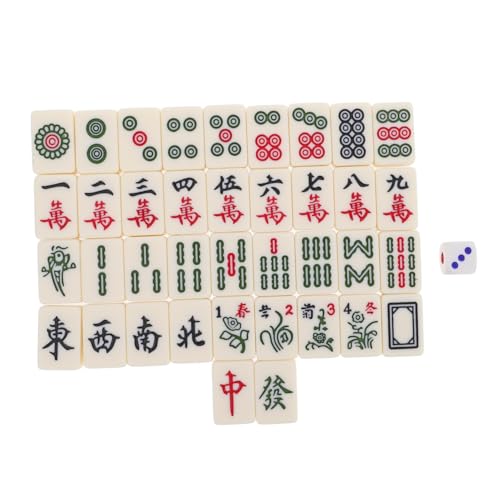 ZUNOXAZ 1 Satz Mini Mahjong Set Tragbares Mahjong Spielset für Reisen Kompakt und Leicht für Kleine Räume und Unterwegs Freizeitspiele und Events ZUNOXAZ 1 Satz Mini Mahjong Set Tragbares Mahjong Spielset für Reisen Kompakt und Leicht für Kleine Räume und Unterwegs Freizeitspiele und Events von ZUNOXAZ