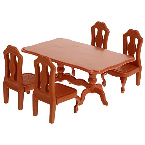ZUNOXAZ 1 Satz Möbel Set für Puppenhaus Teiliges Esszimmer Möbel Set mit Stühlen und Simulierte Einrichtung für DIY Puppenhaus und Mikro Landschaft Dekoration ZUNOXAZ 1 Satz Möbel Set für Puppenhaus Teiliges Esszimmer Möbel Set mit Stühlen und Simulierte Einrichtung für DIY Puppenhaus und Mikro Landschaft Dekoration von ZUNOXAZ